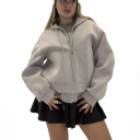 giubbino felpa con doppia zip fun